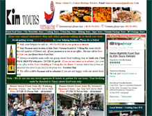 Tablet Screenshot of kimtoursvietnam.com